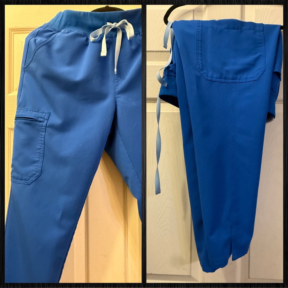 FIGS Royal Blue Scrub Pants (2 pairs)